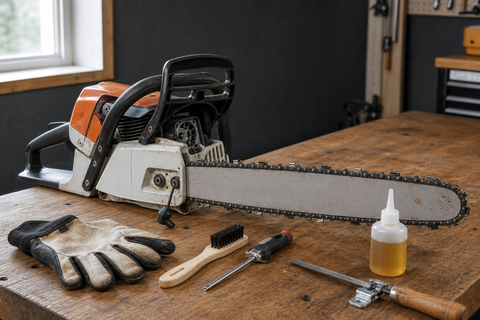 Chainsaw Chain Maintenance Checklist: Inspect in Order