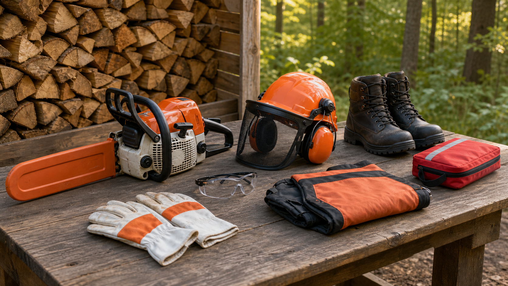 Chainsaw PPE for Firewood Cutting: Pre-Start Check