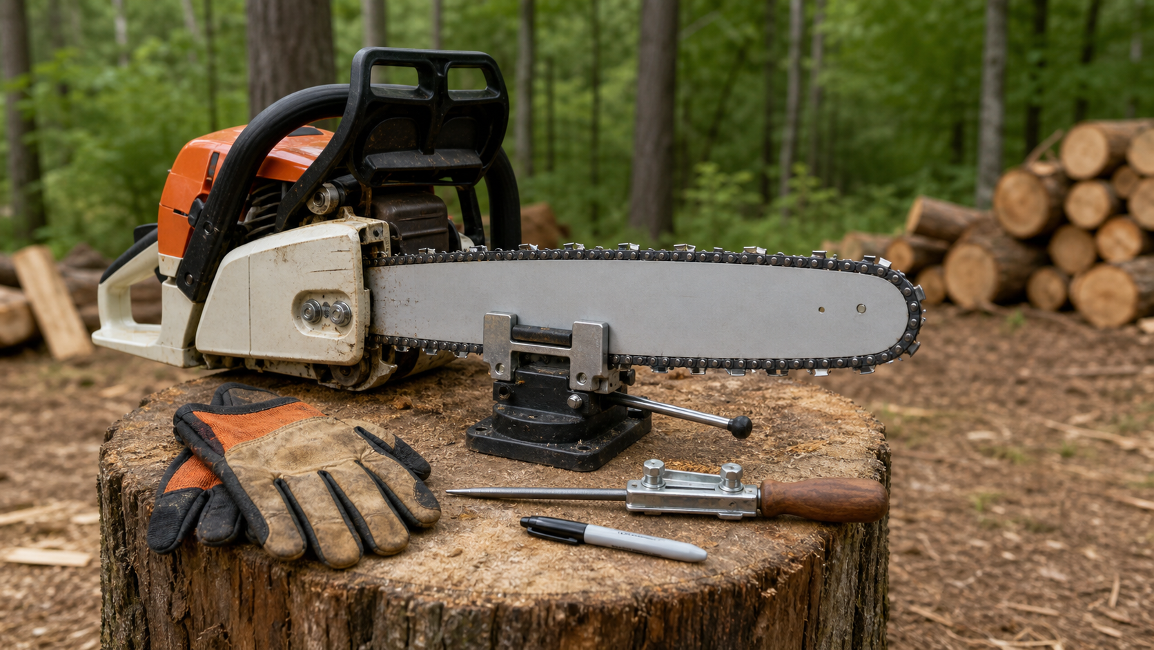 How to Sharpen a Chainsaw in the Field: Touch Up or Swap the Chain?